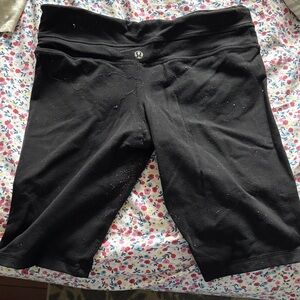 lululemon athletica Women's Classic Black Bike Shorts